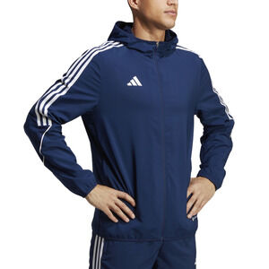 adidas Men Tiro 23 League AEROREADY Hooded Windbreaker Navy Size XXL